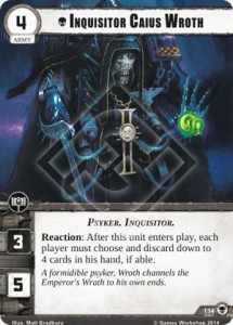 Card - Inquisitor Caius Wroth